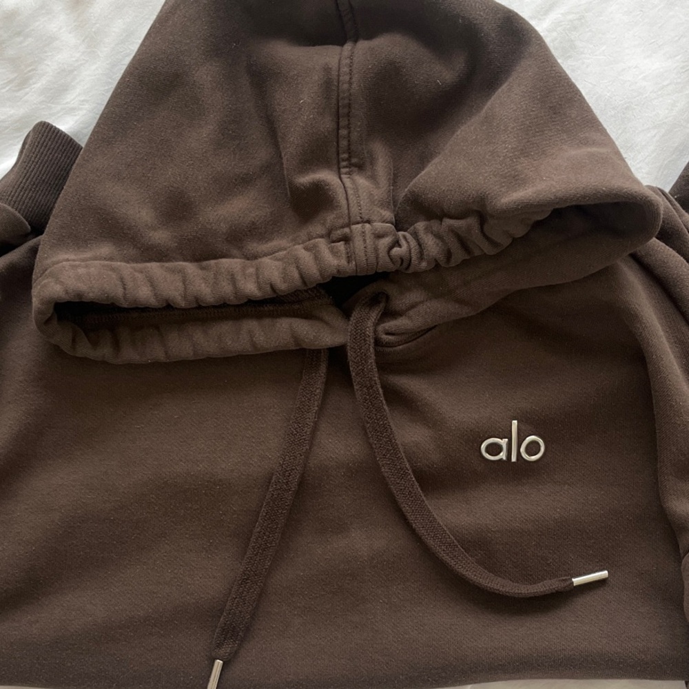 Alo Brown Hoodie - Picture 3 of 3